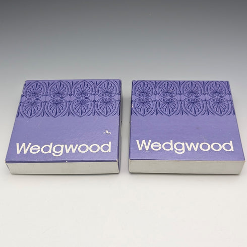 英國復古韋奇伍德碧玉瓷器一對淡藍色